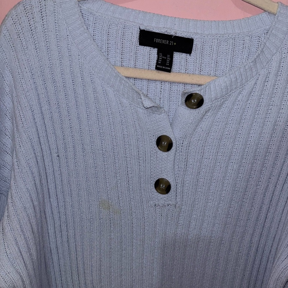 Forever 21 Light Blue Sweater Dress